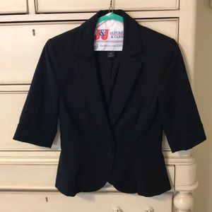 Black suit jacket
